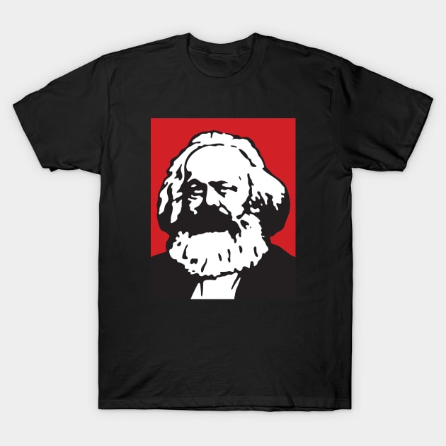 Karl Marx T-Shirt by Distant War